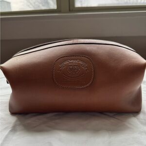 Ghurka Brown Leather Men's Toiletry Bag